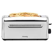 H Koenig Grille Pain Toaster Special Baguette 2 Tranches Tos32 Fentes Larges 40mm Inox Vintage 7 Niveaux De Brunissage Achat Vente Grille Pain Toaster Cdiscount