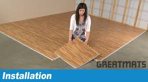 How To Install Greatmats Wood Grain Foam Tiles Foam Tiles Foam Floor Tiles Interlocking Foam Tiles