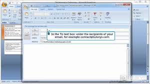 How To Send An Email Presentation With Powerpoint 2007 Youtube