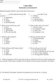 7 1 life is cellular answer key bing, chapter 7 active reading worksheets cellular respiration, miller levine biology worksheets amp teaching. Summative Assessment 1 For The Inside Story Cells Organs And Systems Of The Human Body Pdf Free Download