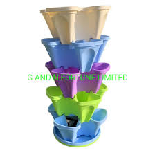 A wide variety of plastic stackable flowerpot options are available to you, such as desktop, floor, and hanging. Hydroponic Stackable Flower Pot Plastic Vertical Planter Garden Pots China Lettuce Plant Flower Pots Hydroponic Vertical Tower Pots Made In China Com