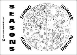 Seasons of the year coloring pages: Seasons Colouring Pages Seasons Lessons Seasons Preschool Seasons Kindergarten