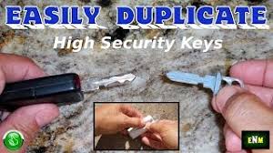 Yes i know i shouldn't have one, but i lose my keys fairly often and my landlord only gave me 1 security door key and i would love to have a spare hidden somewhere if it a few years back i had a couple do not duplicate keys that i needed copies of, one of which was supposedly a restricted blank. How To Copy High Security Keys Youtube