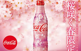 Coca Cola Japan Reveal Cherry Blossom 2019 Spring Bottle Design Anticipating Sakura Season Grape Japan
