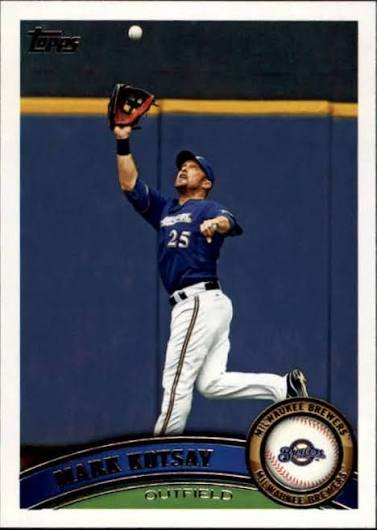Amazon.com: 2011 Topps Update #US256 Mark Kotsay Milwaukee Brewers MLB Baseball Card NM-MT : Collectibles & Fine Art