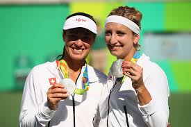 Timea bacsinszky is a swiss professional tennis player who has won four wta tour singles and five doubles titles, as well as 13 itf singles. Silver Medalists Timea Bacsinszky And Martina Hingis Of Switzerland Martina Hingis Martina Rio Olympics 2016