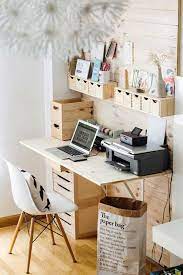 11 Trucos Que Debes Usar Para Organizar Tu Oficina Y Hacerla Un Lugar Mas Entretenido Escritorio Pequeno Escritorio Nook Ideias Para Interiores