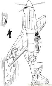 Coloring P51 Printable Coloring Page For Kids And Adults Airplane Coloring Pages Coloring Pages Coloring Books