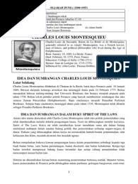 Charles louis montesquieu lived in 1979, at address, new york. Tokoh Montesquieu 2018