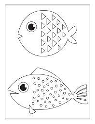 Coloriage poissons à imprimer et découper