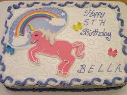 My granddaughter has decided that will be the theme of her birthday this year. Unicorn And Rainbow Birthday Cake Cakecentral Com