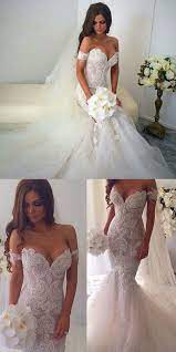 Mermaid Wedding Dresses Off The Shoulder Wedding Dresses Wedding Dress With Appliques Brid Wedding Dresses Lace Wedding Dresses Unique Best Wedding Dresses