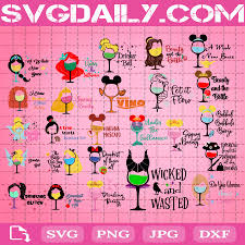 Free Free 161 Disney Princess Wine Glass Svg SVG PNG EPS DXF File