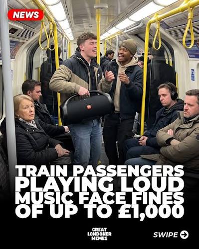 We have all been stuck on public transport next to someone blasting loud music or videos directly from their phone. Now, passengers could soon face fines up to one hundred pounds on