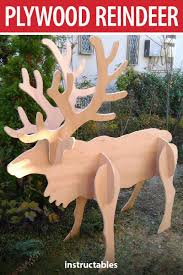 With Plywood Make A Reindeer Yard Christmas Decoration That Is Cheap Easy To Assemble Disas Christmas Yard Art Christmas Decor Diy Christmas Yard Decorations