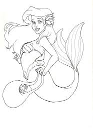 little mermaid coloring pages pdf coloringfile com