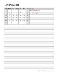2021 printable calendar with holidays from printable diary 2021 free for scheduling work , by:www.pinterest.com 2020 so, if you desire to have all of these great graphics regarding (printable diary 2021 free for scheduling work), press save link to save these pictures in your personal pc. 2021 Monthly Word Calendar Diary Template Free Printable Templates