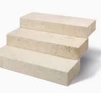 Blockstufen Kalkstein "SINDBAD" (gelb-beige) 15x35x100 cm