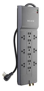 It does this with what is known as a mov or metal oxide varistor. Belkin Power Strip Surge Protector