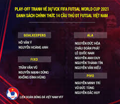Lịch thi đấu futsal việt nam: Tzwaya Tv3pxm