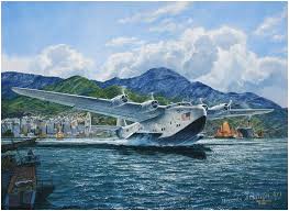 California Clipper By Tom Freeman Aircraft Images Flying Boat Airplane Art