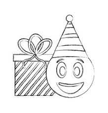 Birthday Hat Emoji Vector Images Over 300
