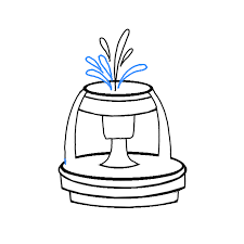 Sketch two parallel curves under the oval to connect the left and right plumb lines. How To Draw A Fountain Step By Step Easy Drawing Guides Drawing Howtos