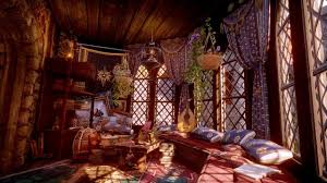 Sera S Room In Skyhold Dragon Age Fantasy Rooms Fantasy Landscape Anime Scenery