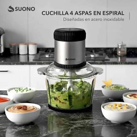 PICADORA ELÉCTRICA SOKANY 2L 🥩🥦 * ¡Haz tu cocina más rápida y sin  esfuerzo! 🔥 Con la picadora Sokany tritura carne, verduras, ajo, cebolla y  más en segundos. Ideal para ahorrar tiempo