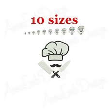 Chef Hat Embroidery Design Knife Embroidery Design Kitchen Etsy In 2021 Embroidery Designs Stethoscope Embroidery Design Hat Embroidery