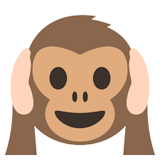 Hear No Evil Monkey Emoji Vector Icon Gfxmag Free Vector Downloads Vector Icons Free Monkey Emoji Art Logo