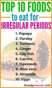 Check Out These Top 10 Foods To Eat To Regulate Periods Naturally Many Women Suffer From Irregular Periods This Means Cramp Remedies Remedies Period Remedies