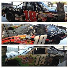 Not that fast as in a race, but it works out pretty well. Pretty Sweet All The Vehicles From Kyle Busch S 2010 Bristol Sweep On Display In The Lobby Of Kb M Kyle Busch Kyle Busch Nascar Nascar