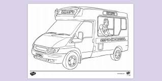 Search through 623,989 free printable colorings at getcolorings. Ice Cream Van With Ice Cream Lady Colouring Sheet