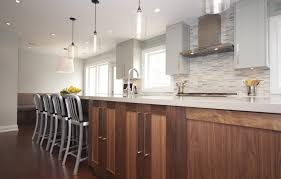 Modern Kitchen Island Lighting Brings Warmth To Canadadian Residence