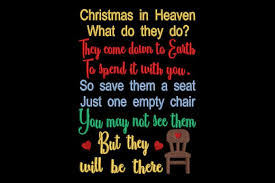 Download Christmas In Heaven Quote Creative Fabrica SVG Cut Files