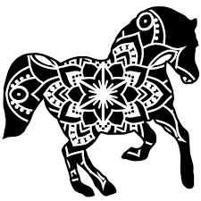 Download Horse Mandala Svg File Svg Designs Svgdesigns Com