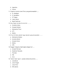 Soal Pengetahuan Umum Sma