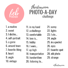 February Photo Of The Day Challenge Instagram Challenge Photo Challenge Instagram February Photo Challenge