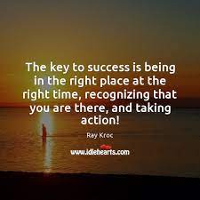 The Key To Success Is Being In The Right Place At The Idlehearts