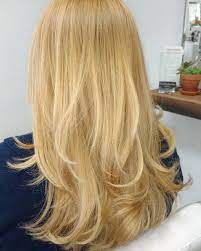 Sunset Blonde 9 0 20 Volume Developer Highlights With Lightening Powder 20 Volume Developer Gkha Gold Blonde Hair Honey Blonde Hair Honey Blonde Hair Color