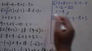 Apr 15, 2021 · contoh soal operasi hitung campuran pecahan kelas 6 kumpulan soal pelajaran 8 contoh soal dan pembahasan tentang matriks. Operasi Bilangan Bulat Atau Operasi Hitung Campuran Kelas 6 Sd Youtube