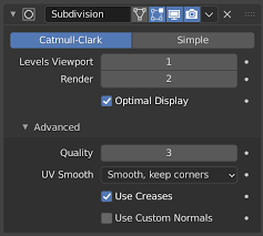 This is the title of your paper; Subdivision Surface Modifier Blender Manual