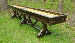 14 Custom Game Table In Distressed Oak Style Etsy Shuffleboard Table Shuffleboard Table Diy Shuffleboard