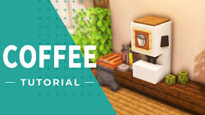 Read more > the importance of espresso tampers. Minecraft Coffee Machine Tutorial How To Build In Minecraft Youtube