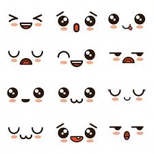 Cute Faces Kawaii Emoji Cartoon Kawaii Emoji Kawaii In 2020 Cute Kawaii Drawings Kawaii Doodles Cute Eyes Drawing