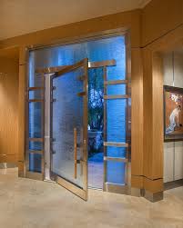 Frosted glass interior bathroom doors photos. Phoenix Frosted Glass Interior Bathroom Doors Entry Asian With Stainless Steel Trim Indoor Fountains Metal Molding