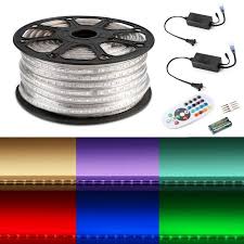 110v 5050 Rgb Led Strip Light Color Changing Led Tape Lighting Led Rope Lights Flexible Led Strip Lights Led Strip Lighting