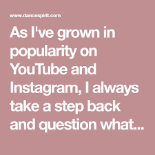 As I Ve Grown In Popularity On Youtube And Instagram I Always Take A Step Back And Question What My This Or That Questions Mission Statement What Inspires You