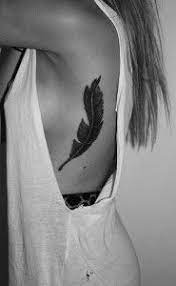 101 Remarkably Cute Small Tattoo Designs For Women Feather Tattoos Ribcage Tattoo Tattoos